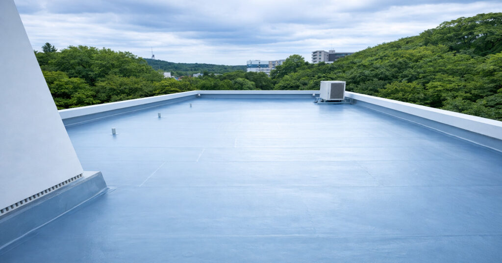八王子市のマンション屋上防水工事完了後の仕上がり